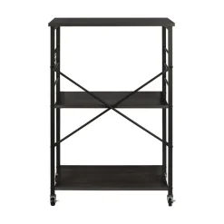 Erro Serveerwagen - keukentrolley - 60x40x89 cm - zwart