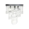 Kroonluchters-Beliani ESMELLE - Kroonluchter - Zilver - ⌀ 35 cm - Kristal