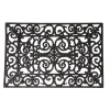 Deurmatten-Esschert Design Deurmat Rubber - zwart - klassiek - 60 x 40 cm