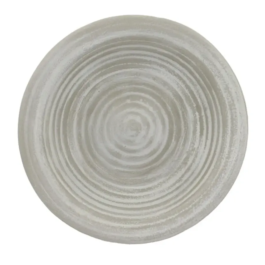 Esschert Design Vogelbad - grijs - keramiek - D28,8 x H5,5 cm