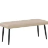 Beliani ESSONNE - Hocker - Beige - Kunstleer