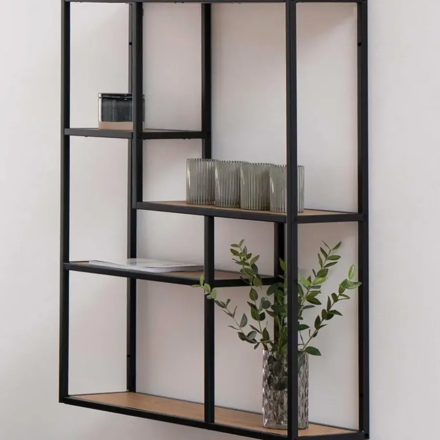Wandrekken-Leen Bakker Esthetic Seaford Wandplank 75x20x91 cm