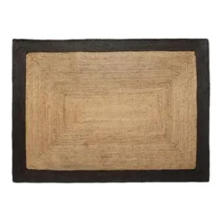 Eva Interior Eva Interieur Vloerkleed Jute - Naturel/Antraciet - 160x230