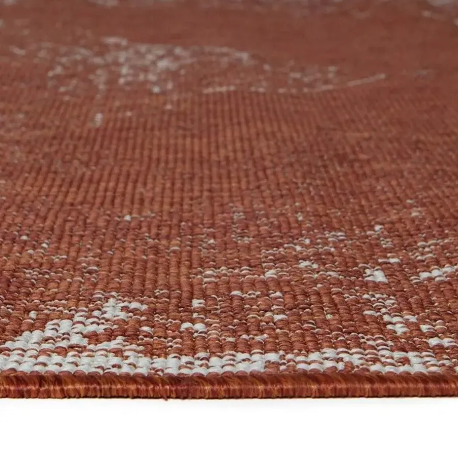 Buiten Vloerkleden|Buiten Vloerkleden-Eva Interior Buiten vloerkleed - Sage- Roest - 160x230 cm