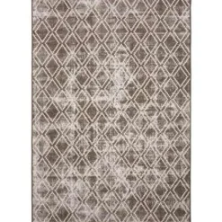 Eva Interior Buiten vloerkleed Frost - Bruin/Wit - 200x290 cm