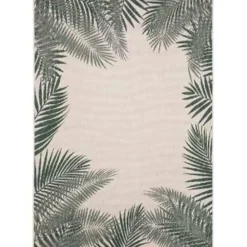 Buiten Vloerkleden|Buiten Vloerkleden-Eva Interior Buiten vloerkleed - Leaf - Groen - 200x290 cm