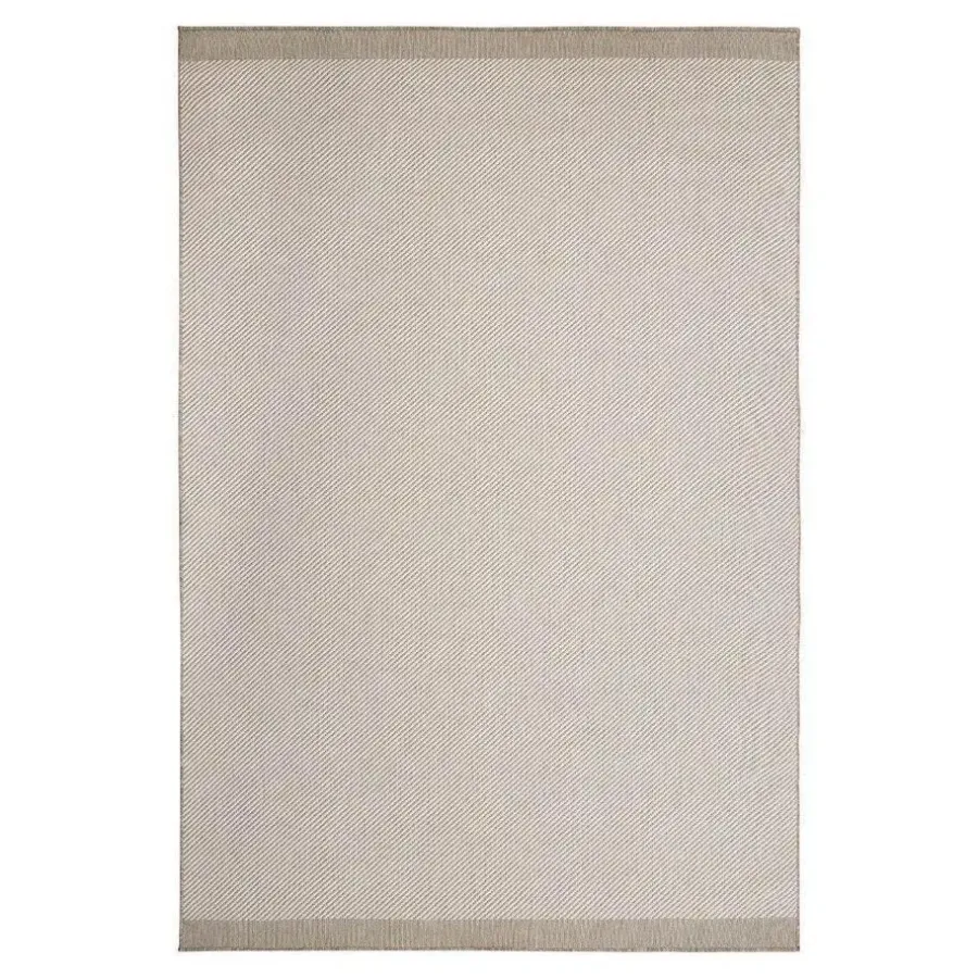 Eva Interior Buitenkleed Border Naturel/wit - 230 x 160 cm