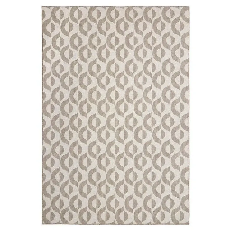 Buiten Vloerkleden|Buiten Vloerkleden-Eva Interior Buitenkleed Esta Naturel/wit - 340 x 240 cm
