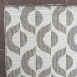 Buiten Vloerkleden|Buiten Vloerkleden-Eva Interior Buitenkleed Esta Naturel/wit - 340 x 240 cm