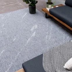 Eva Interior Buitenkleed Marble grijs/wit - 290 x 200 cm