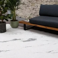 Eva Interior Buitenkleed Marble grijs/wit - 290 x 200 cm