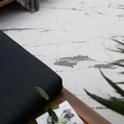 Eva Interior Buitenkleed Marble grijs/wit - 290 x 200 cm