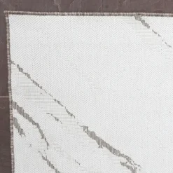 Eva Interior Buitenkleed Marble naturel/wit - 290 x 200 cm