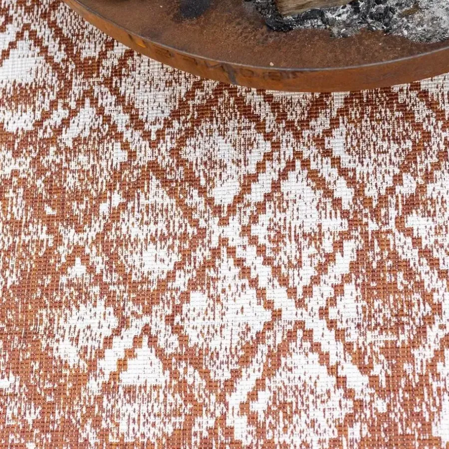 Buiten Vloerkleden|Buiten Vloerkleden-Eva Interior Buitenkleed Roest Frost - 340 x 240 cm