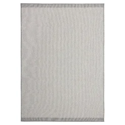 Buiten Vloerkleden|Buiten Vloerkleden-Eva Interior Buitenkleed Border grijs/wit - 340 x 240 cm