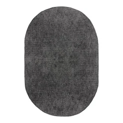 Eva Interior ovaal buitenkleed Dahl zwart - 340 x 240 cm