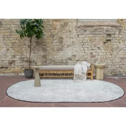 Eva Interior ovaal buitenkleed Dahl zwart - 340 x 240 cm
