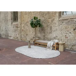 Eva Interior ovaal buitenkleed Dahl zwart - 340 x 240 cm