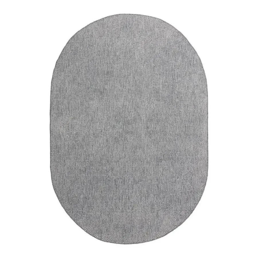 Buiten Vloerkleden|Buiten Vloerkleden-Eva Interior ovaal buitenkleed Dahl Grijs - 230 x 160 cm