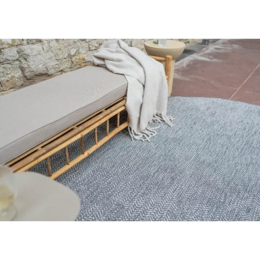 Buiten Vloerkleden|Buiten Vloerkleden-Eva Interior ovaal buitenkleed Dahl Grijs - 230 x 160 cm
