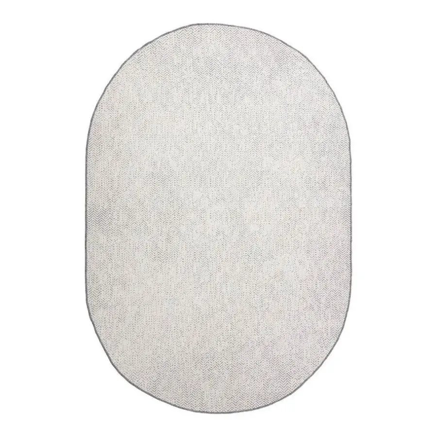 Buiten Vloerkleden|Buiten Vloerkleden-Eva Interior ovaal buitenkleed Dahl Grijs - 230 x 160 cm