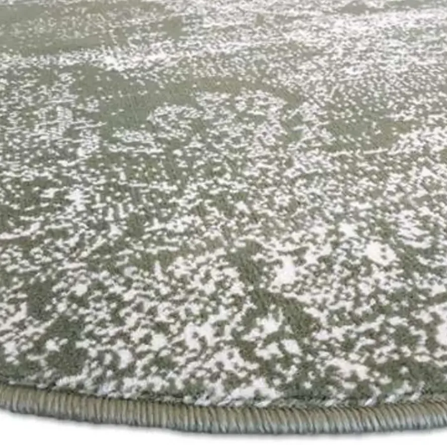 Ronde Vloerkleden-Eva Interior Vloerkleed Bloom - Groen - 235 cm - (XL)