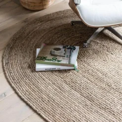 Eva Interior vloerkleed ovaal jute - naturel - 200 x 300 cm