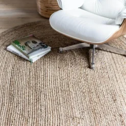 Eva Interior vloerkleed ovaal jute - naturel - 200 x 300 cm