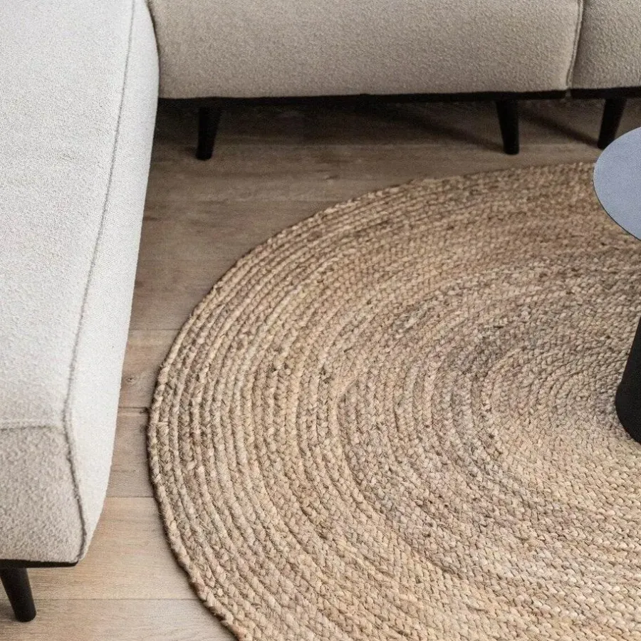 Eva Interior vloerkleed ovaal jute - naturel - 200 x 300 cm