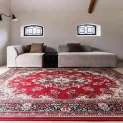 Vloerkleden|Laagpolige Vloerkleden-Interieur05 Eva Interior Vloerkleed Polypropyleen - Perzisch Rood - 185x270cm
