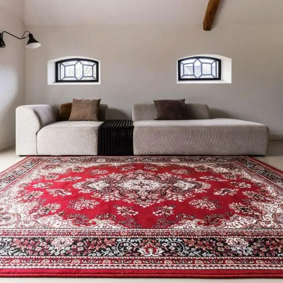 Vloerkleden|Laagpolige Vloerkleden-Interieur05 Eva Interior Vloerkleed Polypropyleen - Perzisch Rood - 185x270cm