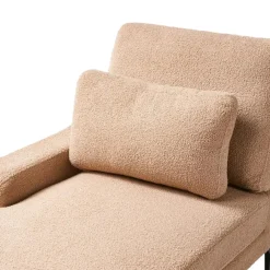 Loveseats-Leen Bakker EWRON - Chaise longue - Zandbeige - Rechtszijdig - Bouclé