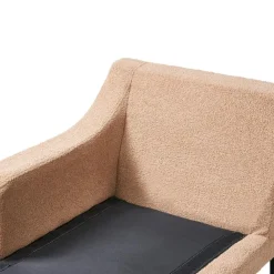 Loveseats-Leen Bakker EWRON - Chaise longue - Zandbeige - Rechtszijdig - Bouclé