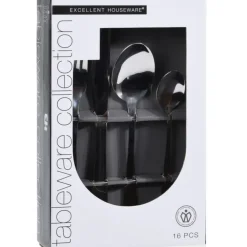 Excellent Houseware Bestekset - 16-delig - zilver - RVS