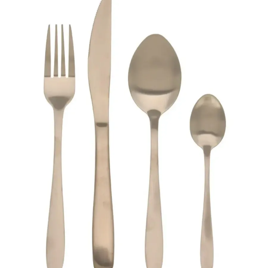 Besteksets-Excellent Houseware Bestekset - 39-delig - zilver - RVS - 6 personen