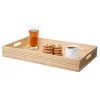 Dienbladen-Excellent Houseware dienblad - bamboe - 50 x 30 x 6 cm - naturel