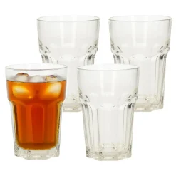 Waterglazen-Excellent Houseware Drinkglazen set - 4x - 360ml - water glazen