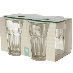 Waterglazen-Excellent Houseware Drinkglazen set - 4x - 360ml - water glazen