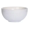 Excellent Houseware kommen/schaaltjes - D14 x H7 cm - ivoor wit