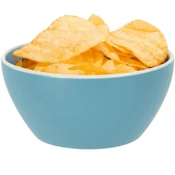 Kommen-Excellent Houseware kommen/schaaltjes - D14 x H6.5 cm - blauw