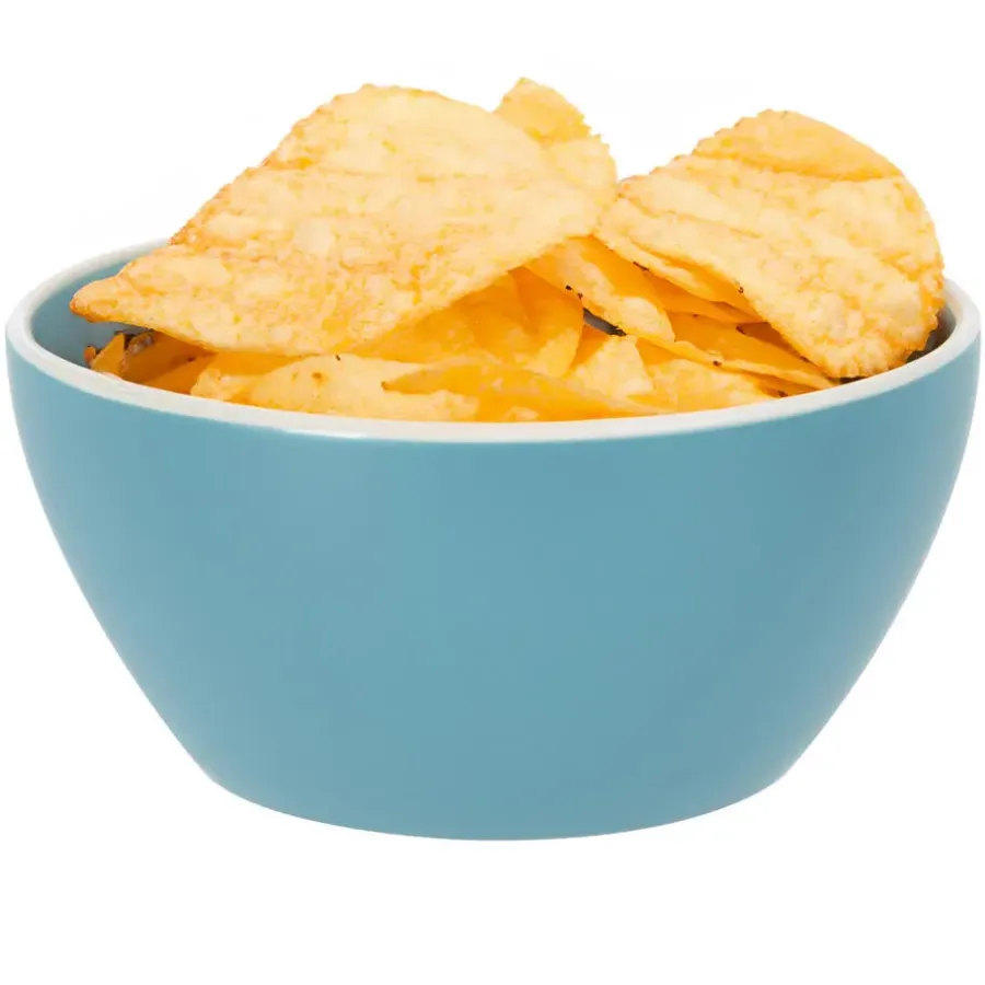 Kommen-Excellent Houseware kommen/schaaltjes - D14 x H6.5 cm - blauw