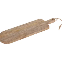 Dienbladen-Excellent Houseware Serveerplank - 15 x 49 cm - hout - borrel