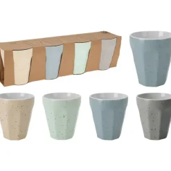 Kopjes, Mokken En Bekers-Excellent Houseware Thee/koffie mokken - 4x - porselein - 250 ml