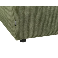 Beliani FALSTERBO - Ottomaan - Groen - Corduroy