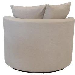 Fauteuils-Giga Meubel Fauteuil Beige Stof - Zithoogte 45cm - Thony Luxe