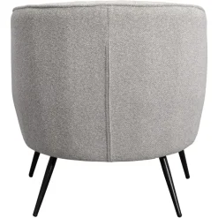 Leen Bakker Fauteuil Carlton - bouclé stof - lichtgrijs