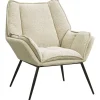 Fauteuils-Leen Bakker Fauteuil Cato - beige