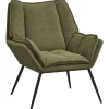 Fauteuils-Leen Bakker Fauteuil Cato - groen