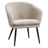 Fauteuils-Leen Bakker Fauteuil Cloe - stof - beige