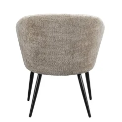 Fauteuils-Leen Bakker Fauteuil Cloe - stof - beige